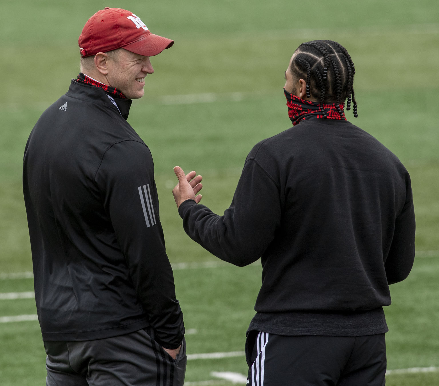 Nebraska football practice, 4.17